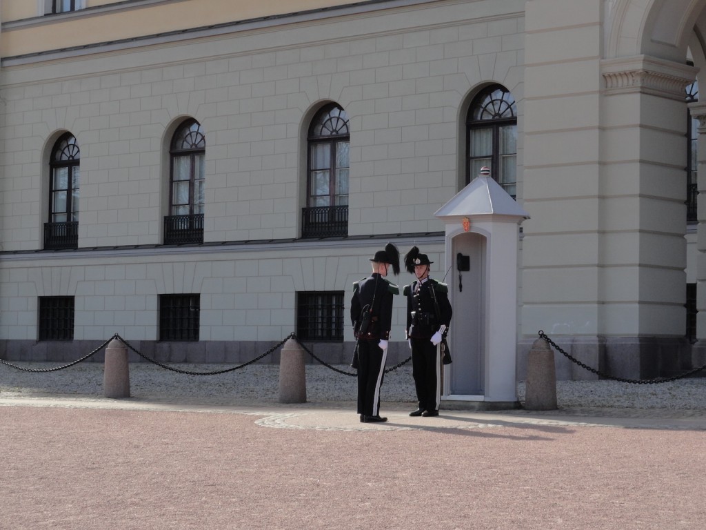 Wachwechsel am Palast